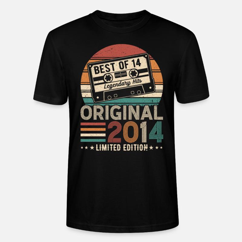 Jubiläumsfreude 2014 - Stanley/Stella Unisex Bio-T-Shirt CRAFTER - Schwarz
