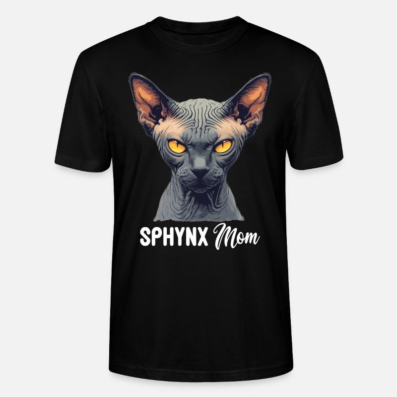 Sphynx Kätzchen Sphynx Katze - Stanley/Stella Unisex Bio-T-Shirt CRAFTER - Schwarz