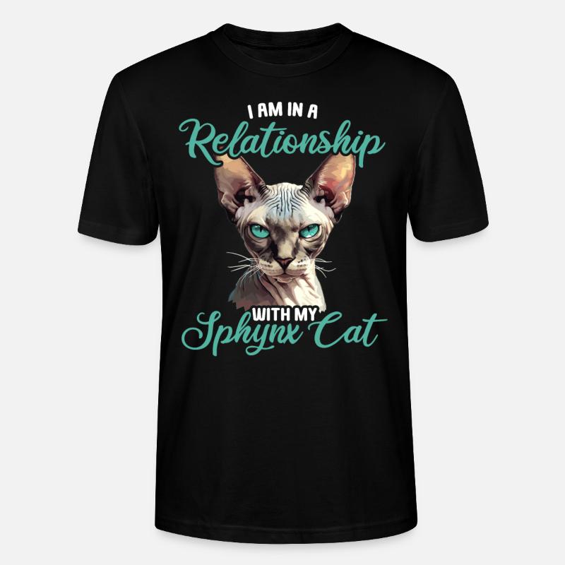 Chaton Sphynx Chat Sphynx - T-shirt bio CRAFTER Stanley Stella Unisexe - noir