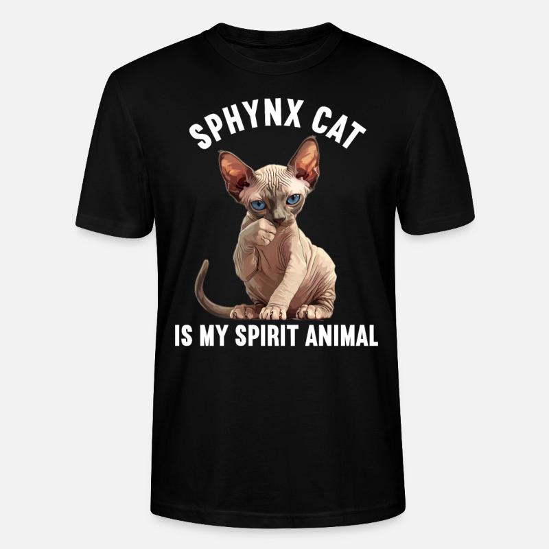 Sphynx Kätzchen Sphynx Katze - Stanley/Stella Unisex Bio-T-Shirt CRAFTER - Schwarz