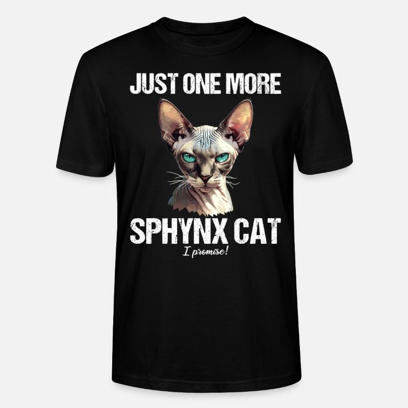 Sphynx Kätzchen Sphynx Katze - Stanley/Stella Unisex Bio-T-Shirt CRAFTER - Schwarz