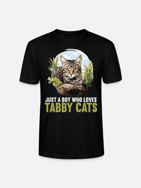Tabby Kitten Tabby Cat - Stanley/Stella CRAFTER Unisex Organic T-Shirt - black