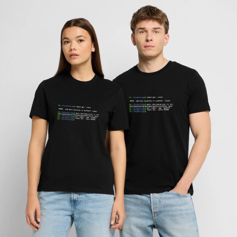 linux shell more security T-shirt bio CRAFTER Stanley Stella Unisexe