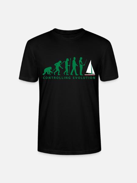 evolution Modellbauschiff_10_2016 - Stanley/Stella Unisex Bio-T-Shirt CRAFTER - Schwarz