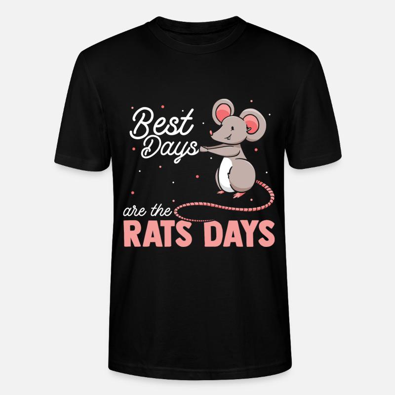 Ratte - Stanley/Stella Unisex Bio-T-Shirt CRAFTER - Schwarz