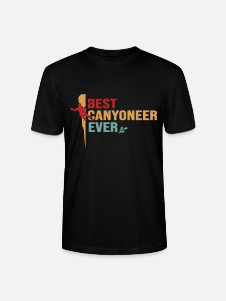 canyoning canyoneering canyon canyoneer - Stanley/Stella CRAFTER Unisex Organic T-Shirt - black