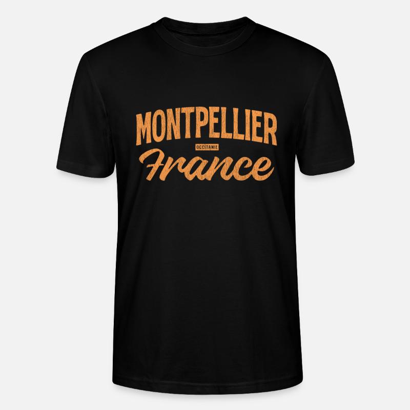 Montpellier - Stanley/Stella Unisex Bio-T-Shirt CRAFTER - Schwarz