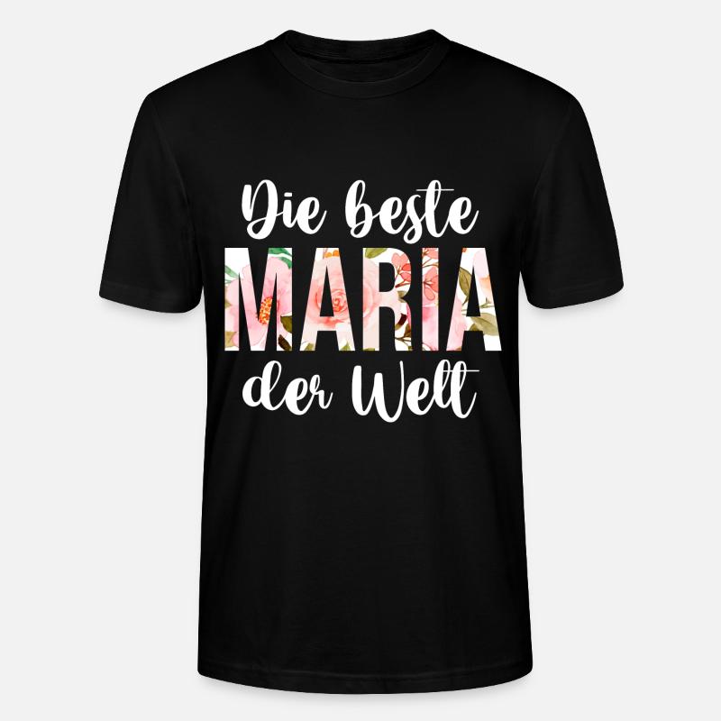 Maria - Stanley/Stella Unisex Bio-T-Shirt CRAFTER - Schwarz