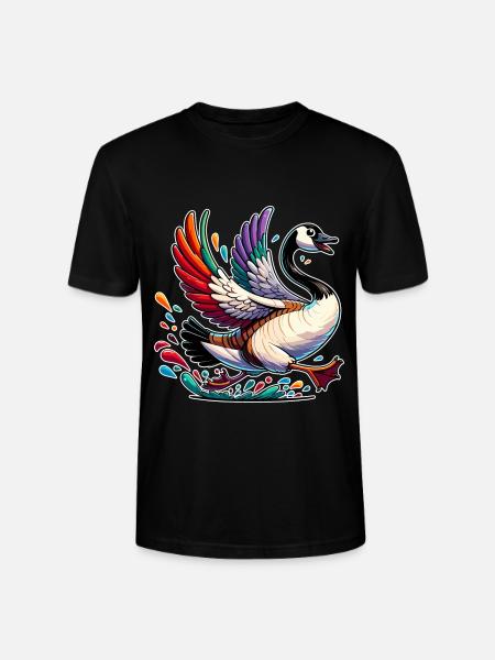 Belle bernache canadienne - T-shirt bio CRAFTER Stanley Stella Unisexe - noir