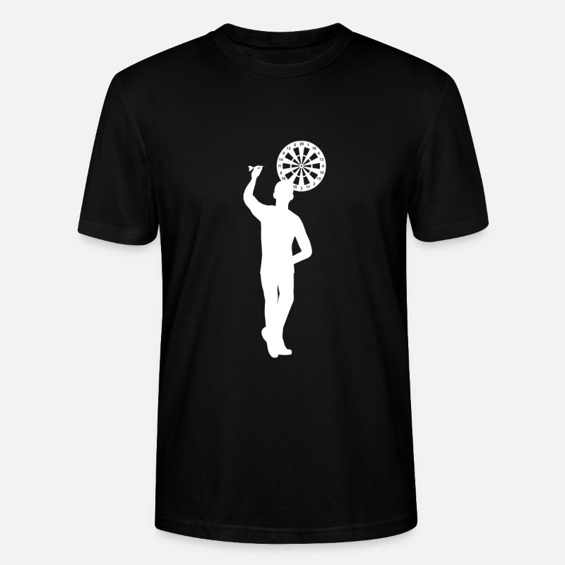 Fléchette Gaucher - T-shirt bio CRAFTER Stanley Stella Unisexe - noir