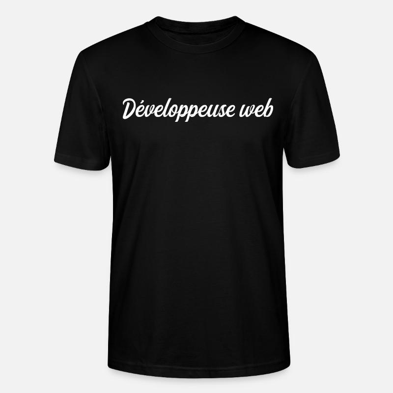 Web Developer - Stanley/Stella CRAFTER Unisex Organic T-Shirt - black