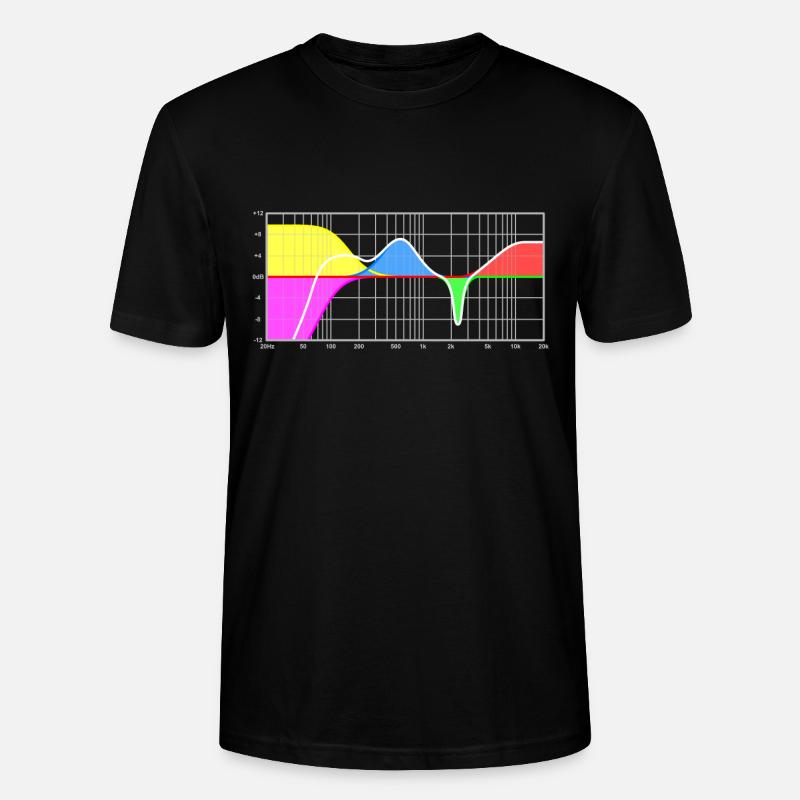 Parametric equalizer - sound engineering - Stanley/Stella CRAFTER Unisex Organic T-Shirt - black