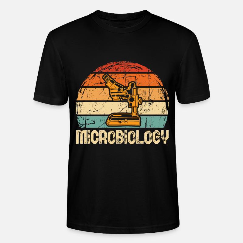 microbiologie - T-shirt bio CRAFTER Stanley Stella Unisexe - noir