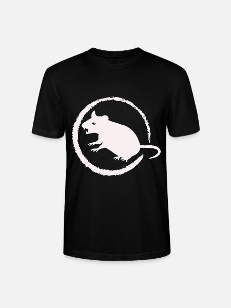 gefährliche Ratte - Nagetier - Stanley/Stella Unisex Bio-T-Shirt CRAFTER - Schwarz