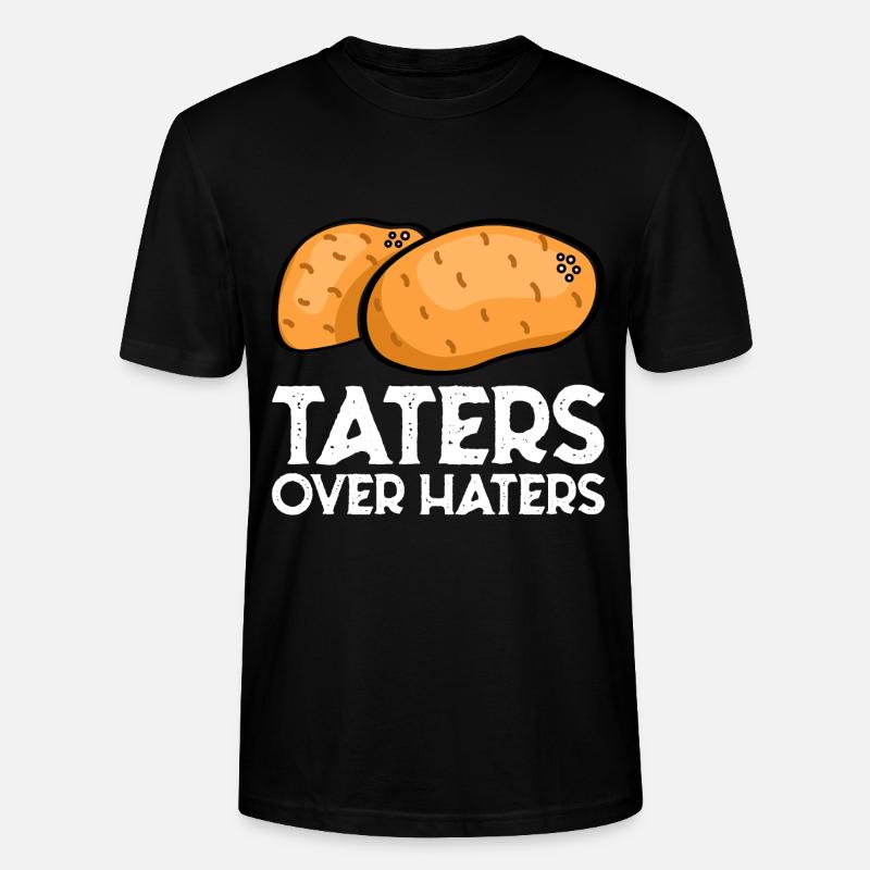 Taters sur Haters 7 - T-shirt bio CRAFTER Stanley Stella Unisexe - noir