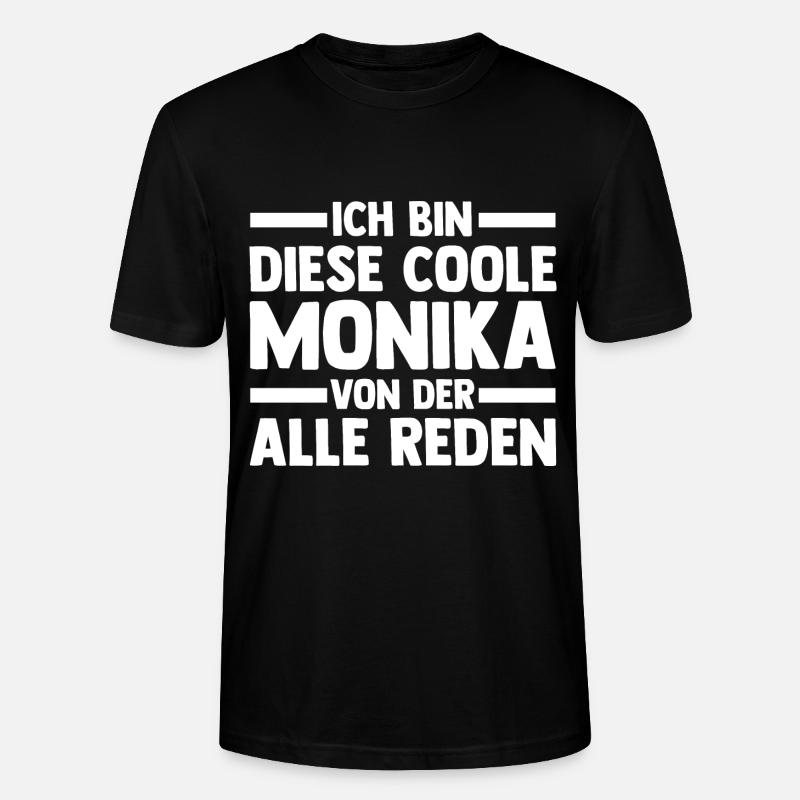 Monika - Stanley/Stella Unisex Bio-T-Shirt CRAFTER - Schwarz