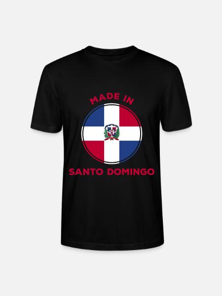 Santo Domingo Dominican Republic - Stanley/Stella CRAFTER Unisex Organic T-Shirt - black