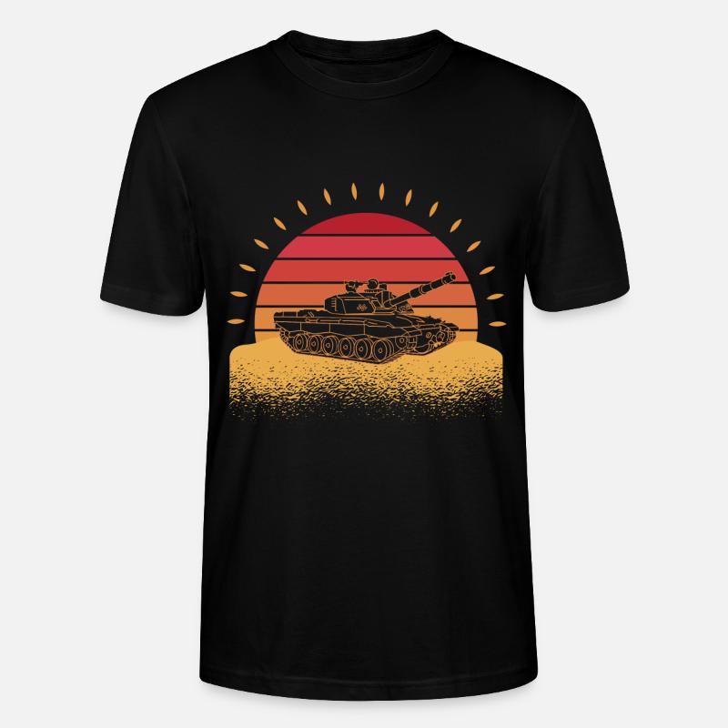 Panzerfahrer Soldat Evolution Panzer - Stanley/Stella Unisex Bio-T-Shirt CRAFTER - Schwarz