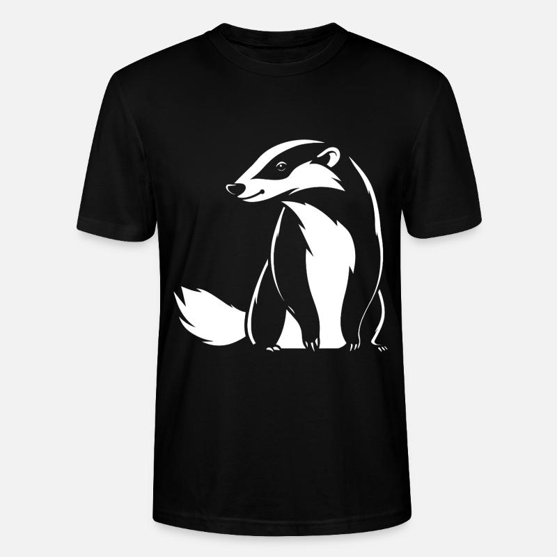 Honigdachs - Stanley/Stella Unisex Bio-T-Shirt CRAFTER - Schwarz