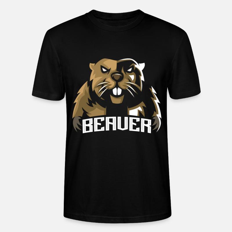 Biber - Stanley/Stella Unisex Bio-T-Shirt CRAFTER - Schwarz