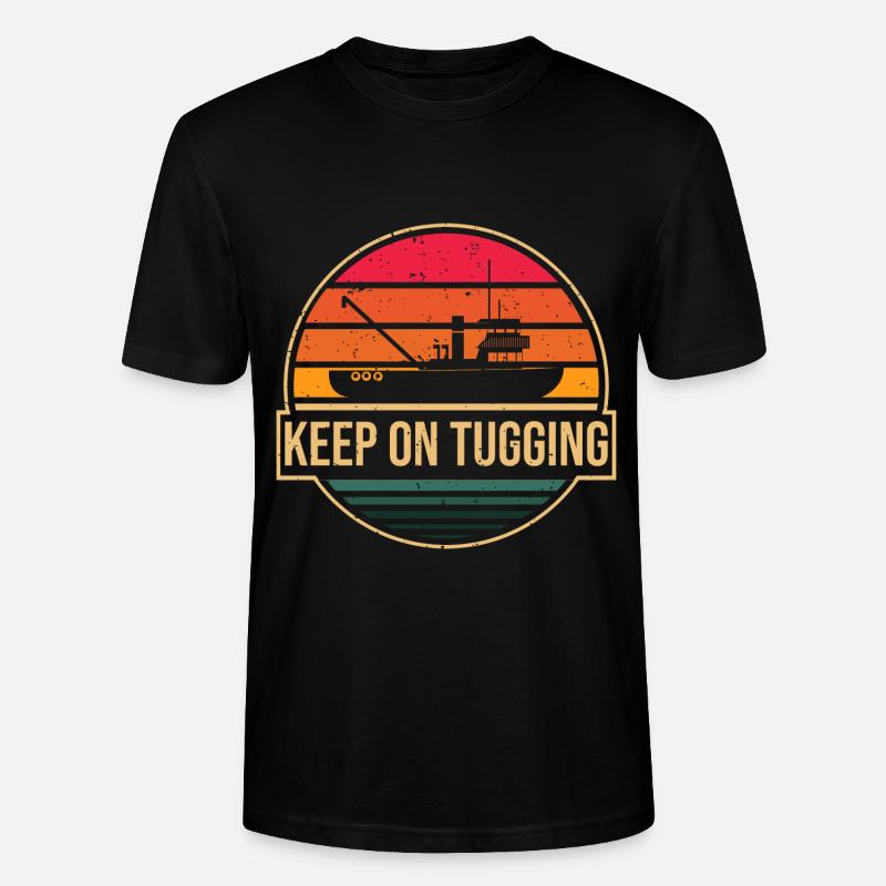 Schlepper Schleppboot Tug Life - Stanley/Stella Unisex Bio-T-Shirt CRAFTER - Schwarz