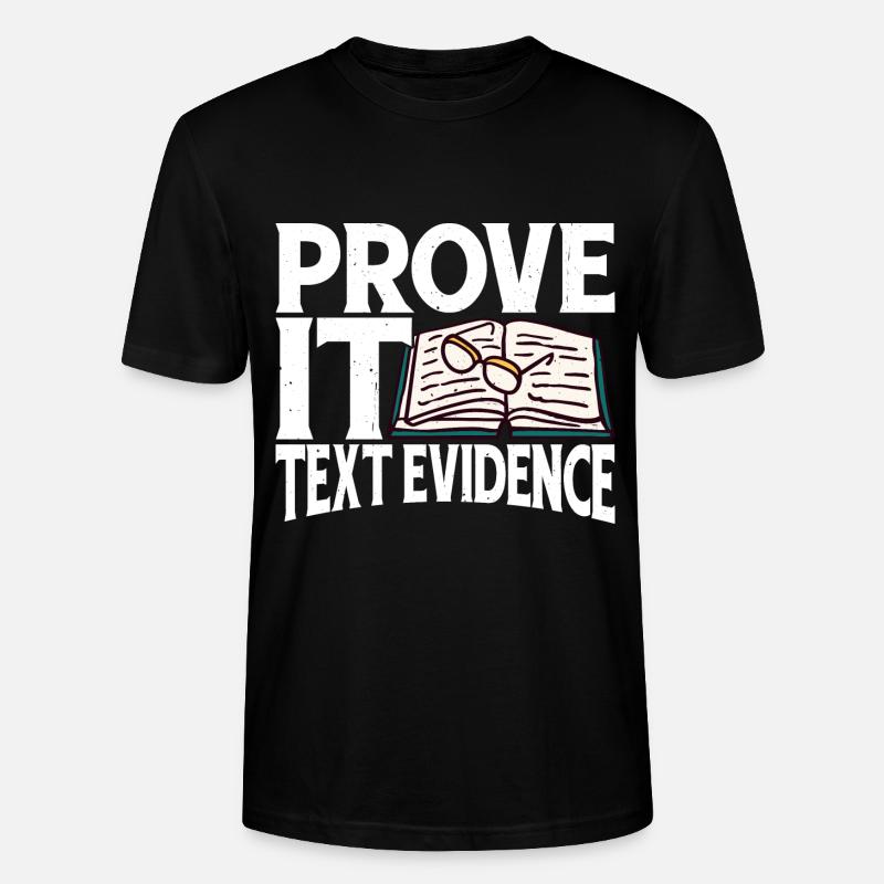 Prouvez-le, preuve textuelle 37 - T-shirt bio CRAFTER Stanley Stella Unisexe - noir