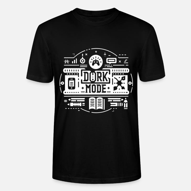 Dork Mode 12 - Stanley/Stella Unisex Bio-T-Shirt CRAFTER - Schwarz