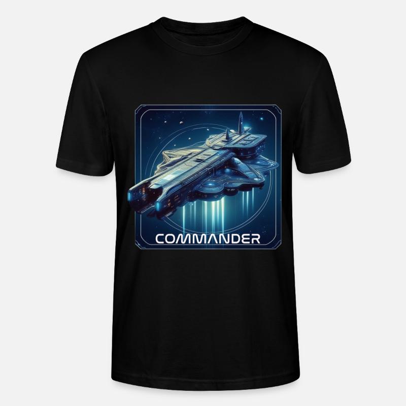 Vaisseau Commandant - T-shirt bio CRAFTER Stanley Stella Unisexe - noir