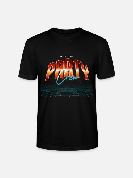 Party Crew - Stanley/Stella Unisex Bio-T-Shirt CRAFTER - Schwarz