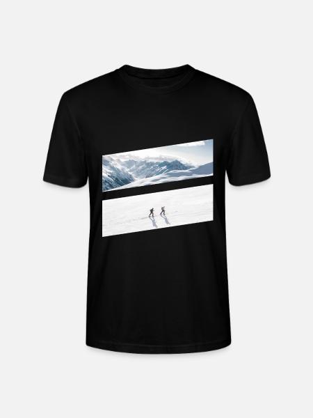 Skitour - Stanley/Stella Unisex Bio-T-Shirt CRAFTER - Schwarz