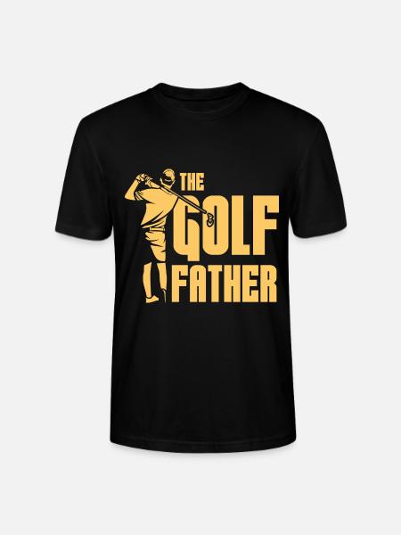 The Golf Father - Stanley/Stella CRAFTER Unisex Organic T-Shirt - black