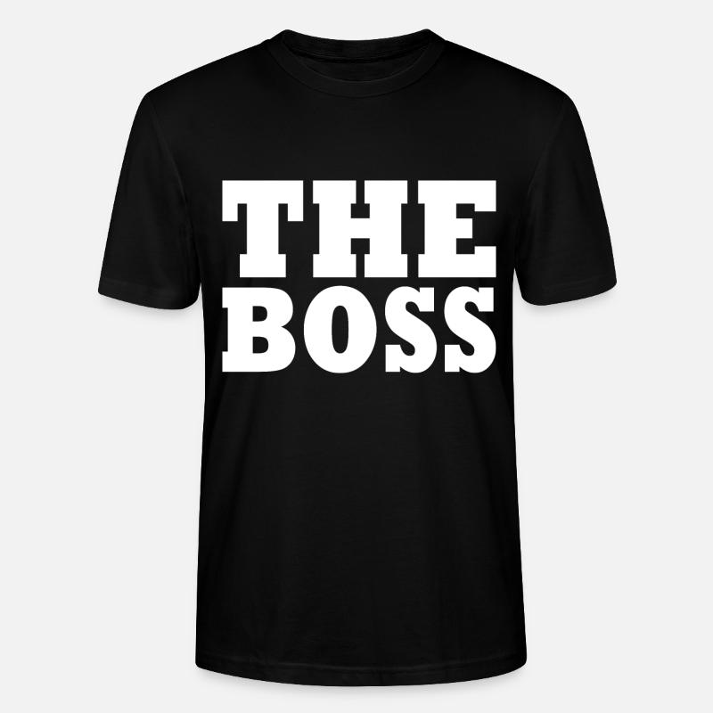 The boss - T-shirt bio CRAFTER Stanley Stella Unisexe - noir