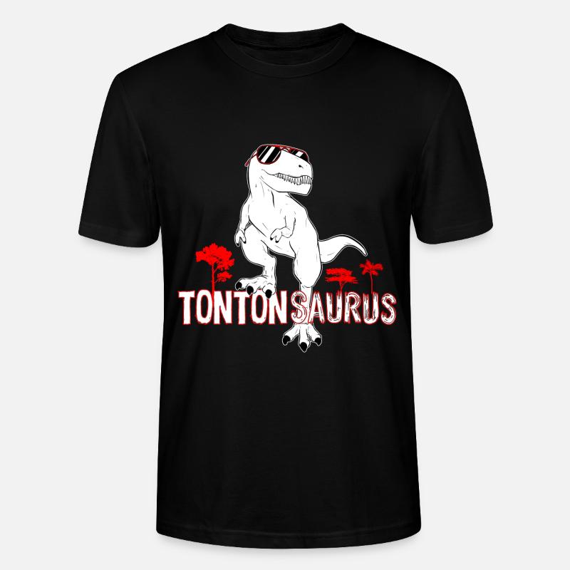 Tontonsaurus - Stanley/Stella Unisex Bio-T-Shirt CRAFTER - Schwarz