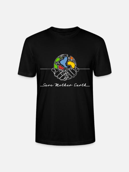 Save Mother Earth (Save Earth-Edition) - Stanley/Stella CRAFTER Unisex Organic T-Shirt - black