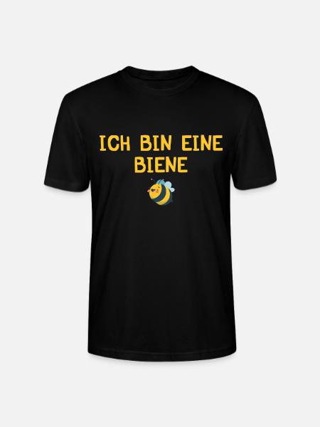 Ich bin ein Biene - Stanley/Stella Unisex Bio-T-Shirt CRAFTER - Schwarz