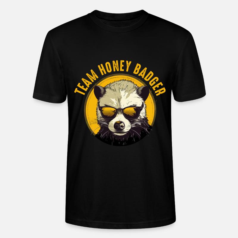 L’équipe Honey Badger - T-shirt bio CRAFTER Stanley Stella Unisexe - noir