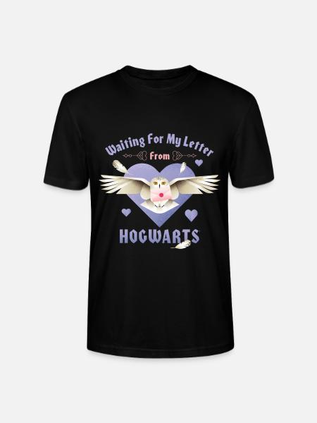 Harry Potter Waiting For My Letter From Hogwarts - Stanley/Stella CRAFTER Unisex Organic T-Shirt - black