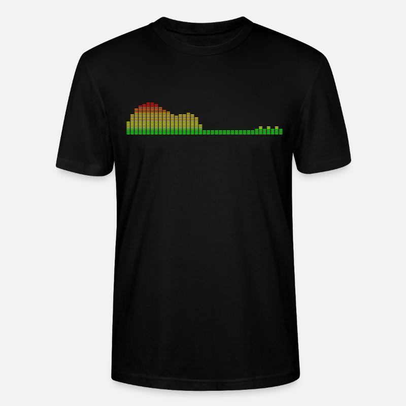 Gitarren-Shape-Equalizer - Stanley/Stella Unisex Bio-T-Shirt CRAFTER - Schwarz