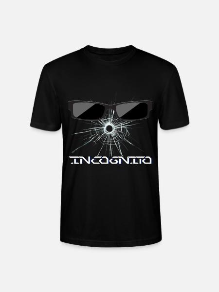 Broken Glass Sunglasses - Incognito - Stanley/Stella CRAFTER Unisex Organic T-Shirt - black