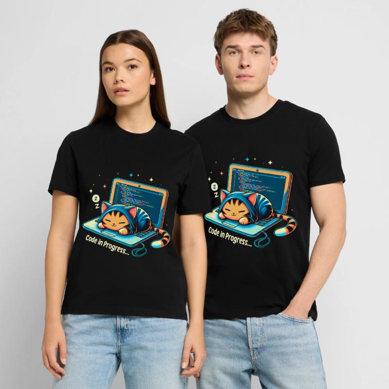 Code en cours d’élaboration. - Programmation des chats T-shirt bio CRAFTER Stanley Stella Unisexe