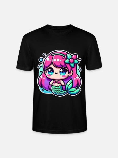 Mermaid - Stanley/Stella CRAFTER Unisex Organic T-Shirt - black