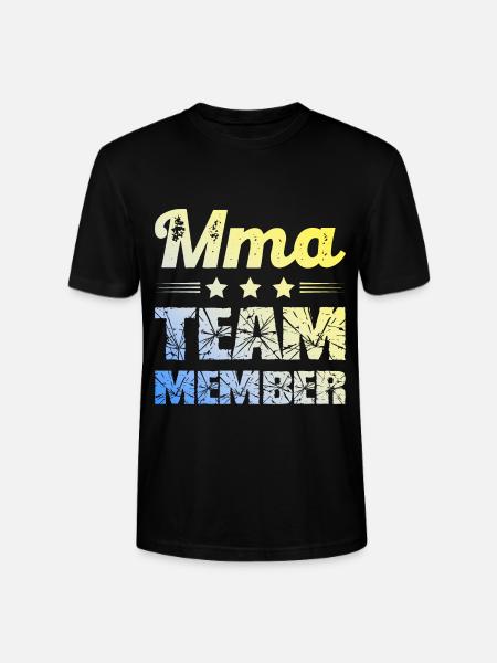 Mma Team - Stanley/Stella CRAFTER Unisex Organic T-Shirt - black