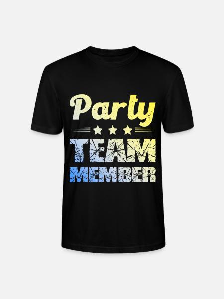 Party Team - Stanley/Stella CRAFTER Unisex Organic T-Shirt - black