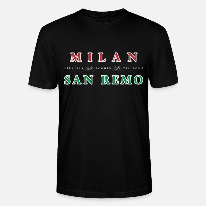Mailand San Remo - Stanley/Stella Unisex Bio-T-Shirt CRAFTER - Schwarz