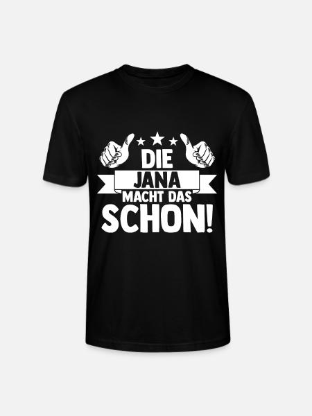 Jana - Stanley/Stella Unisex Bio-T-Shirt CRAFTER - Schwarz