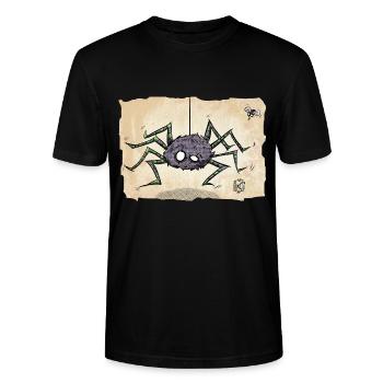 Thekla ~ Kritzeltoon #07 - Stanley/Stella Unisex Bio-T-Shirt CRAFTER - Schwarz - Vorne - Alina (178cm) & Michal (187cm)