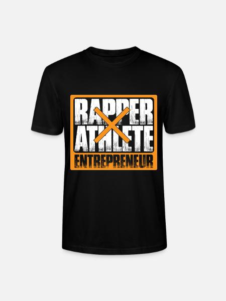 Rapper Athlete Entrepreneur 42 - Stanley/Stella CRAFTER Unisex Organic T-Shirt - black