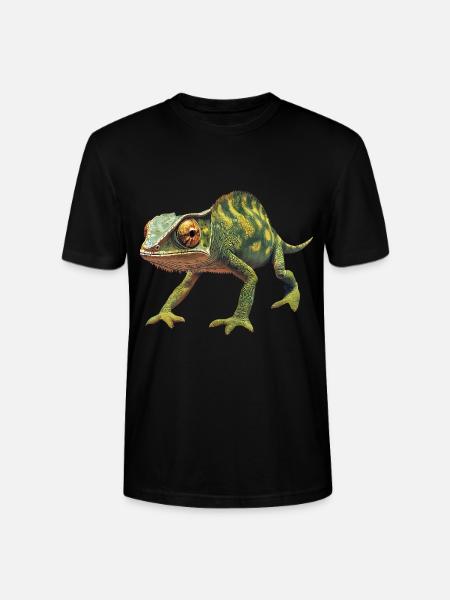 Chamäleon - Stanley/Stella Unisex Bio-T-Shirt CRAFTER - Schwarz