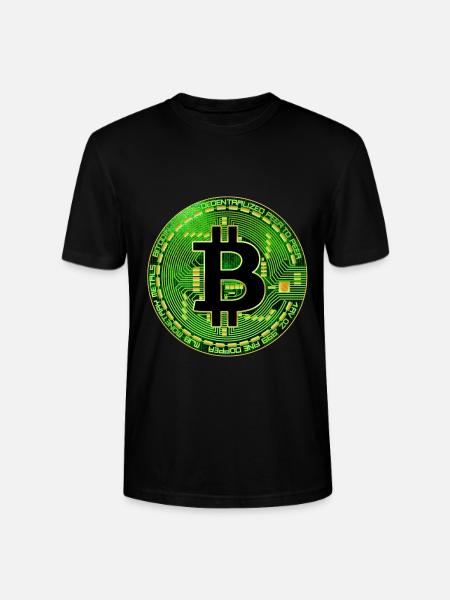 Bitcoin - Stanley/Stella CRAFTER Unisex Organic T-Shirt - black