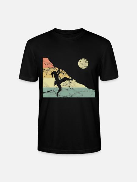 Mama Felsklettern Bergsteigen - Stanley/Stella Unisex Bio-T-Shirt CRAFTER - Schwarz